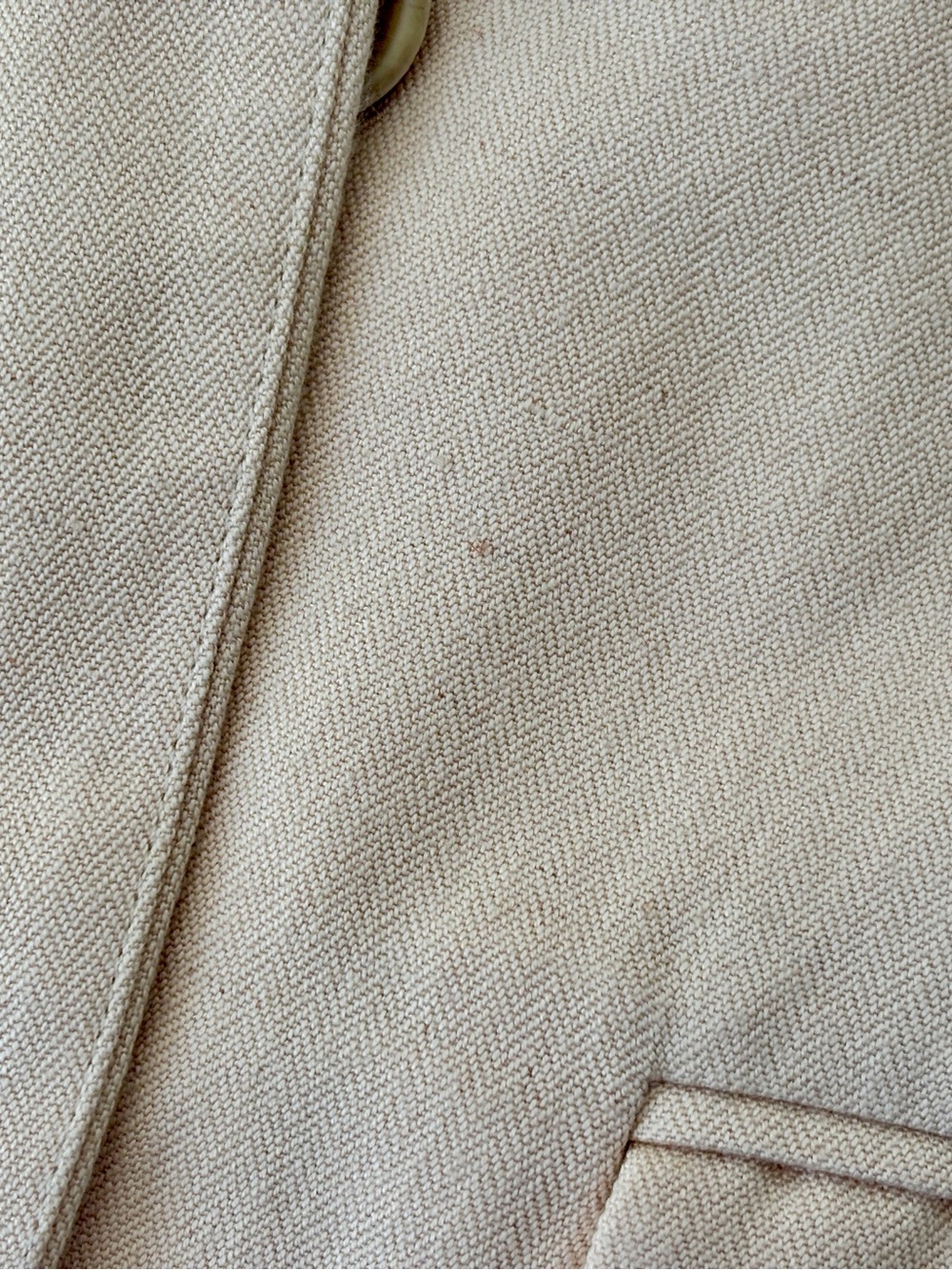 Ulla Johnson Women's Lined Linen Blend Blazer - Deep Cream in Size 4 - Picture 14 of 16